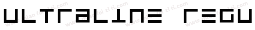 UltraLine Regular字体转换